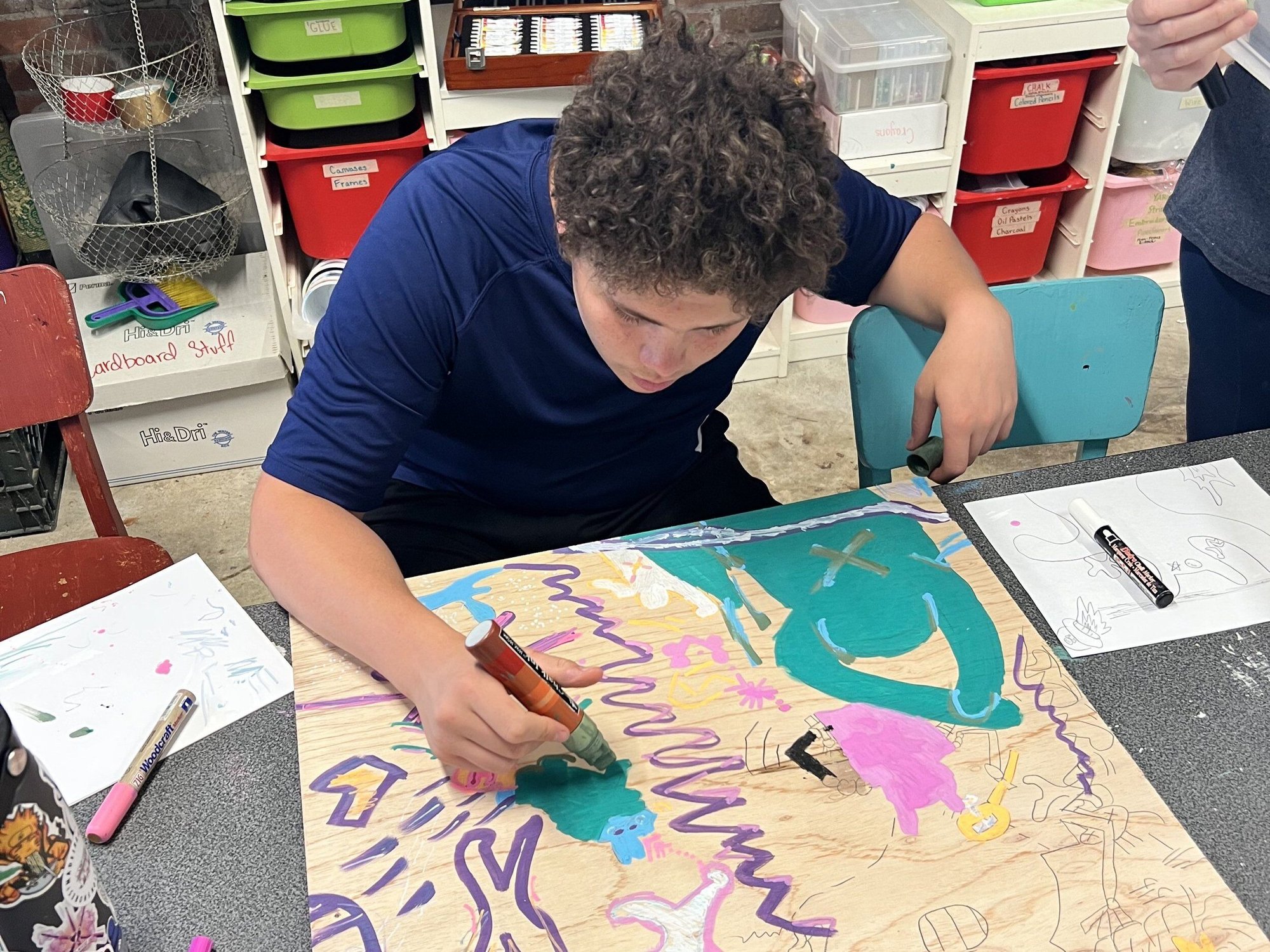 Teen Painting