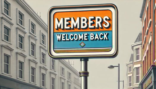 Members Welcome Back image